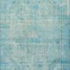 LOLOI FREYA VINTAGE RUG: DISTRESSED TURQUOISE