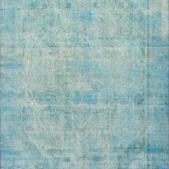 LOLOI FREYA VINTAGE RUG: DISTRESSED TURQUOISE