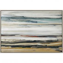 MOES Wall Art "COLOR SWATHE" FRAMED ACRYLIC ON CANVAS