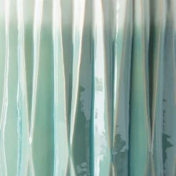 SURYA GARDEN GROOVE CERAMIC STOOL: MINT DIPPED