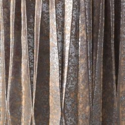 SURYA GARDEN GROOVE CERAMIC STOOL: OXIDIZED COPPER