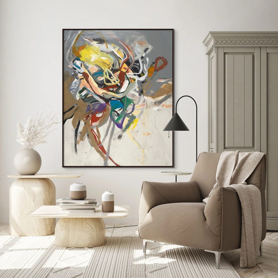 L ART Wall Art "GARLANDS" CANVAS ART 2 L ART Wall Art "GARLANDS" CANVAS ART