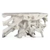 PHILLIPS COLLECTION GEL COAT WHITE CAST ROOT CONSOLE Furniture