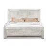 DOVETAIL GENEVA GREY WASH CANE PANEL BED
