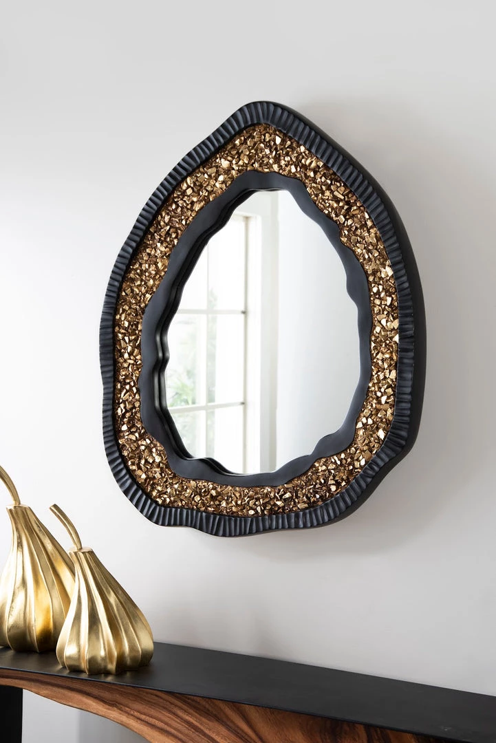 PHILLIPS COLLECTION Mirrors GEODE GOLD MIRROR 5 PHILLIPS COLLECTION Mirrors GEODE GOLD MIRROR