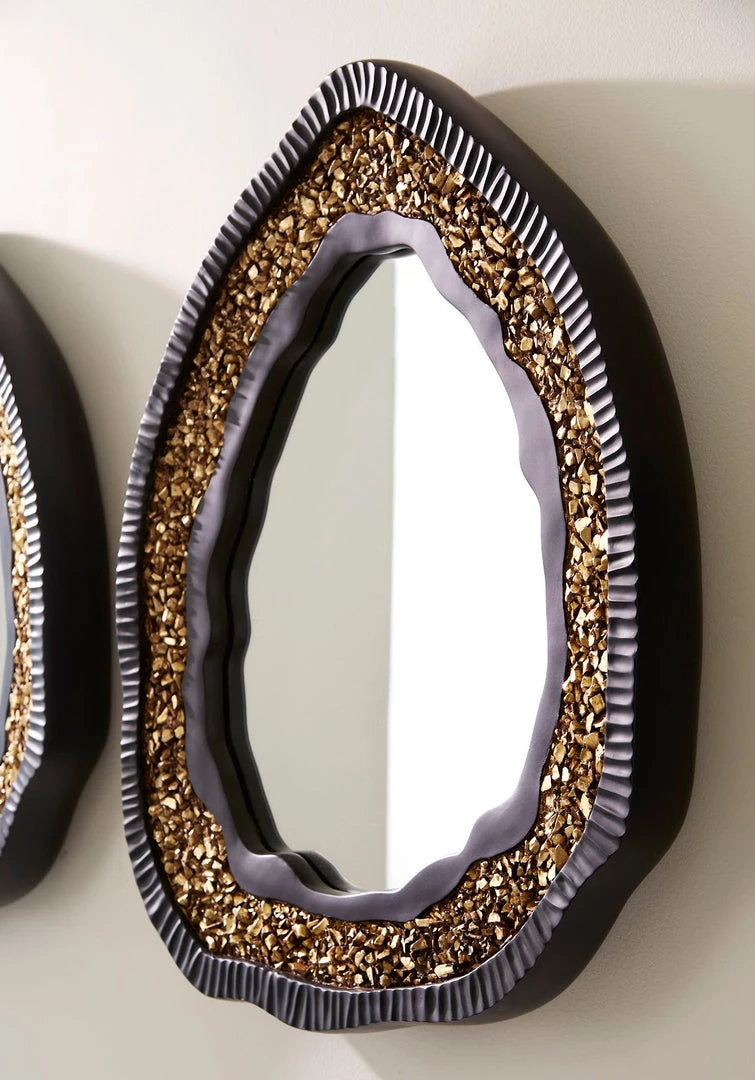 PHILLIPS COLLECTION Mirrors GEODE GOLD MIRROR 7 PHILLIPS COLLECTION Mirrors GEODE GOLD MIRROR