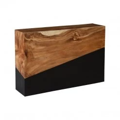 PHILLIPS COLLECTION GEOMETRY NATURAL CONSOLE TABLE