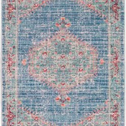 SURYA MADELYN RUG: BLUE, MULTI