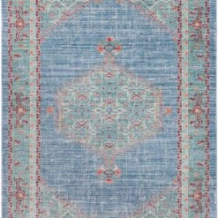 SURYA MADELYN RUG: BLUE, MULTI