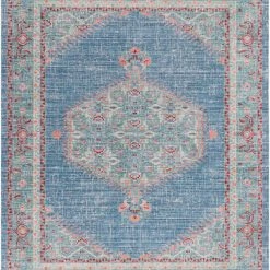 SURYA MADELYN RUG: BLUE, MULTI