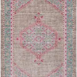 SURYA MADELYN RUG: TAUPE, TEAL