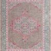 SURYA MADELYN RUG: TAUPE, TEAL