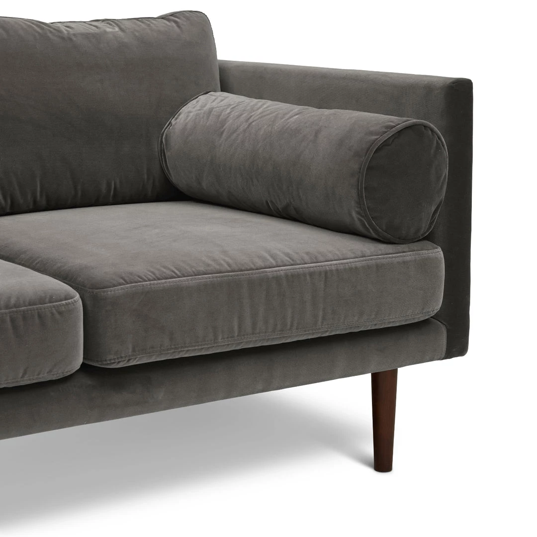 URBIA GIA GREY VELVET SOFA 4 URBIA GIA GREY VELVET SOFA
