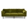 URBIA GIA OLIVE GREEN VELVET SOFA