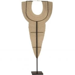 PHILLIPS COLLECTION Pillows + Decor GIANT SHELL NECKLACE SCULPTURE ON STAND