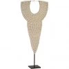 PHILLIPS COLLECTION Pillows + Decor GIANT SHELL NECKLACE SCULPTURE ON STAND