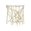UTTERMOST GILDED ABSTRACT DEMILUNE CONSOLE Furniture