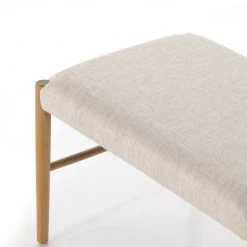 FOUR HANDS GLENMORE NATURAL + LIGHT OAK DINING BENCH