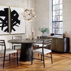 FOUR HANDS GLENMORE DINING CHAIR: LIGHT CARBON | SET OF 2 13 FOUR HANDS GLENMORE DINING CHAIR: LIGHT CARBON | SET OF 2