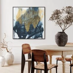 L ART "GLIMMERING APPROACH" LINEN ART