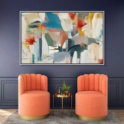 L ART "GLORIOUS SPLENDOR" CANVAS ART