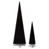 UTTERMOST GLOSS BLACK PYRAMID SCULPTURES | SET OF 2 Pillows + Decor