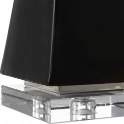 UTTERMOST GLOSS BLACK PYRAMID SCULPTURES | SET OF 2 Pillows + Decor