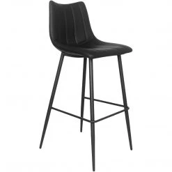 MOES Kitchen + Dining GLOVE BAR STOOL: BLACK | SET OF 2