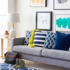 SURYA Pillows + Decor CHUNKY STRIPES PILLOW