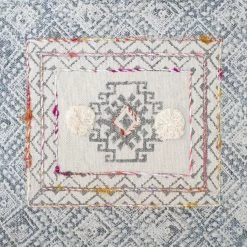 ZUO GOA VINTAGE PRINT ARM CHAIR: DENIM, MULTI Furniture