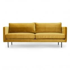 MOES ALBIE GOLD VELVET SOFA Furniture