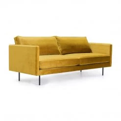 MOES ALBIE GOLD VELVET SOFA Furniture