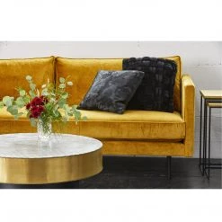 MOES ALBIE GOLD VELVET SOFA Furniture