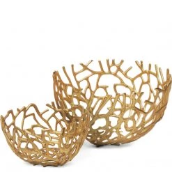 MOES GOLD NEST BOWLS | SET OF 2 Accessories