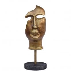 MOES GOLDEN MASK ON STAND