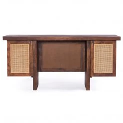 FOUR HANDS GOLDIE TOASTED ACACIA & CANE DESK