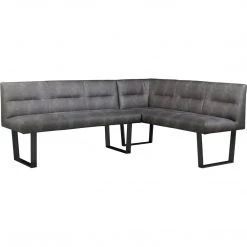 MOES FULTON CORNER DINING BANQUETTE BENCH: GRAY