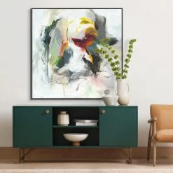 L ART Wall Art "GRAYSTONE" CANVAS ART