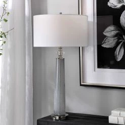 UTTERMOST GRAYTON FROSTED GLASS TABLE LAMP Lighting 4 UTTERMOST GRAYTON FROSTED GLASS TABLE LAMP Lighting