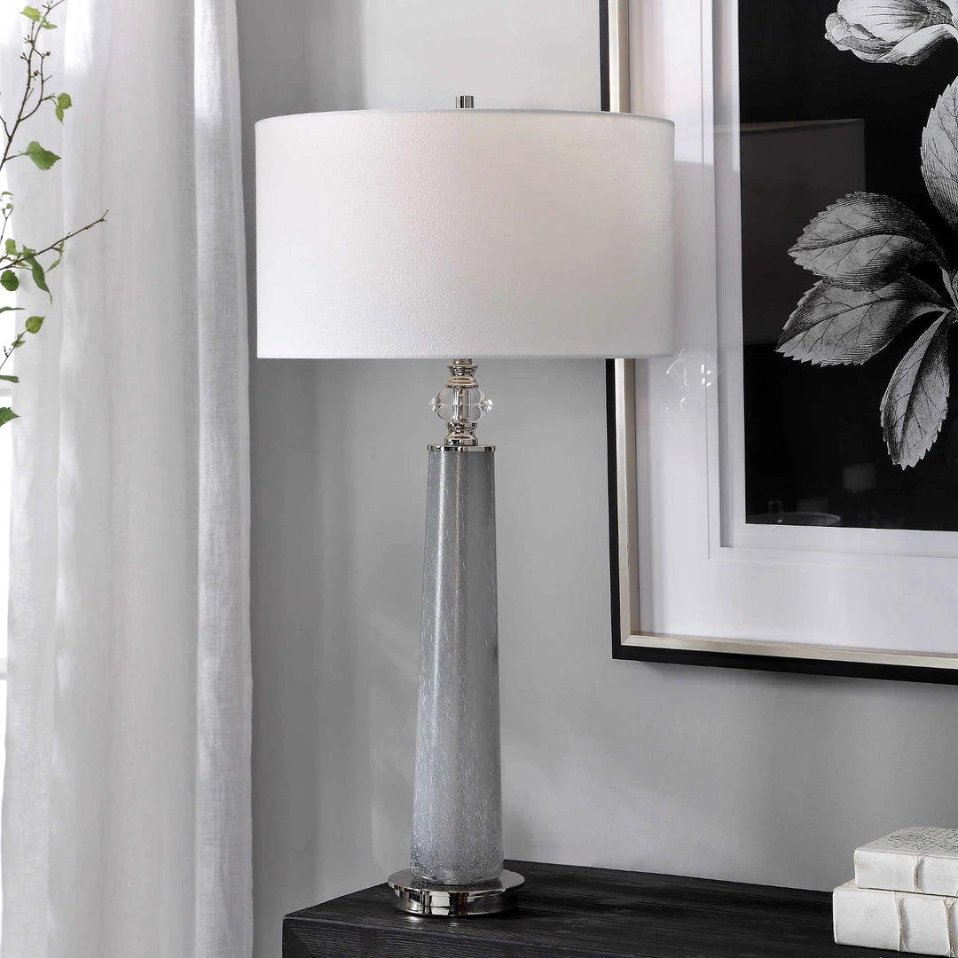UTTERMOST GRAYTON FROSTED GLASS TABLE LAMP Lighting 2 UTTERMOST GRAYTON FROSTED GLASS TABLE LAMP Lighting