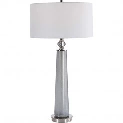 UTTERMOST GRAYTON FROSTED GLASS TABLE LAMP Lighting