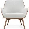 NUEVO Living Room GRETCHEN ARM CHAIR: STONE GRAY