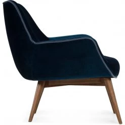 NUEVO Living Room GRETCHEN ARM CHAIR: MIDNIGHT BLUE VELVET 6 NUEVO Living Room GRETCHEN ARM CHAIR: MIDNIGHT BLUE VELVET