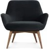NUEVO GRETCHEN ARM CHAIR: SHADOW GRAY VELVET
