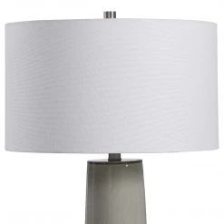 UTTERMOST Lighting GREY LAYER CRACKLE CERAMIC LAMP
