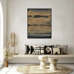 L ART "GROUNDSWELL" LINEN ART Wall Art