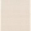 SURYA HAND TUFTED WOOL BORDER RUG: CREAM