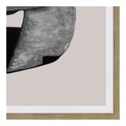 MOES "HAPPINESS" GLASS FRAMED ABSTRACT PRINT 12 MOES