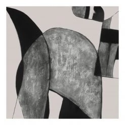 MOES "HAPPINESS" GLASS FRAMED ABSTRACT PRINT 17 MOES