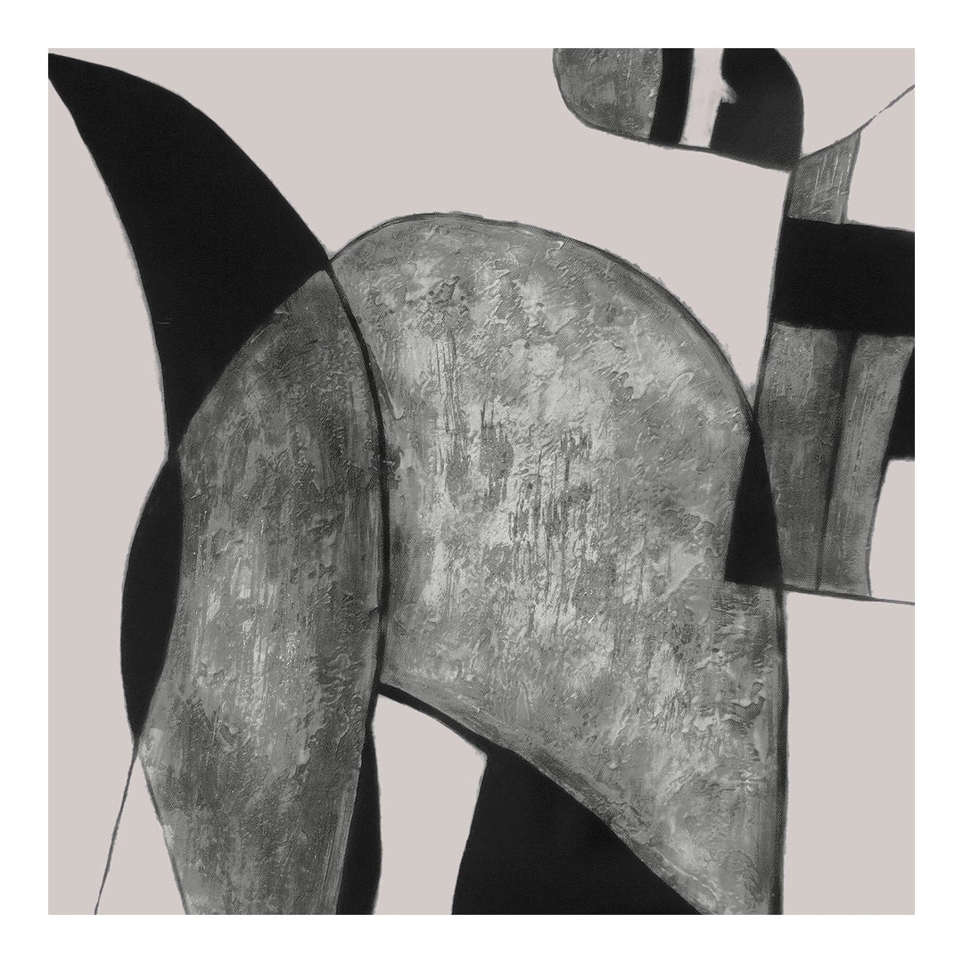 MOES "HAPPINESS" GLASS FRAMED ABSTRACT PRINT 9 MOES "HAPPINESS" GLASS FRAMED ABSTRACT PRINT